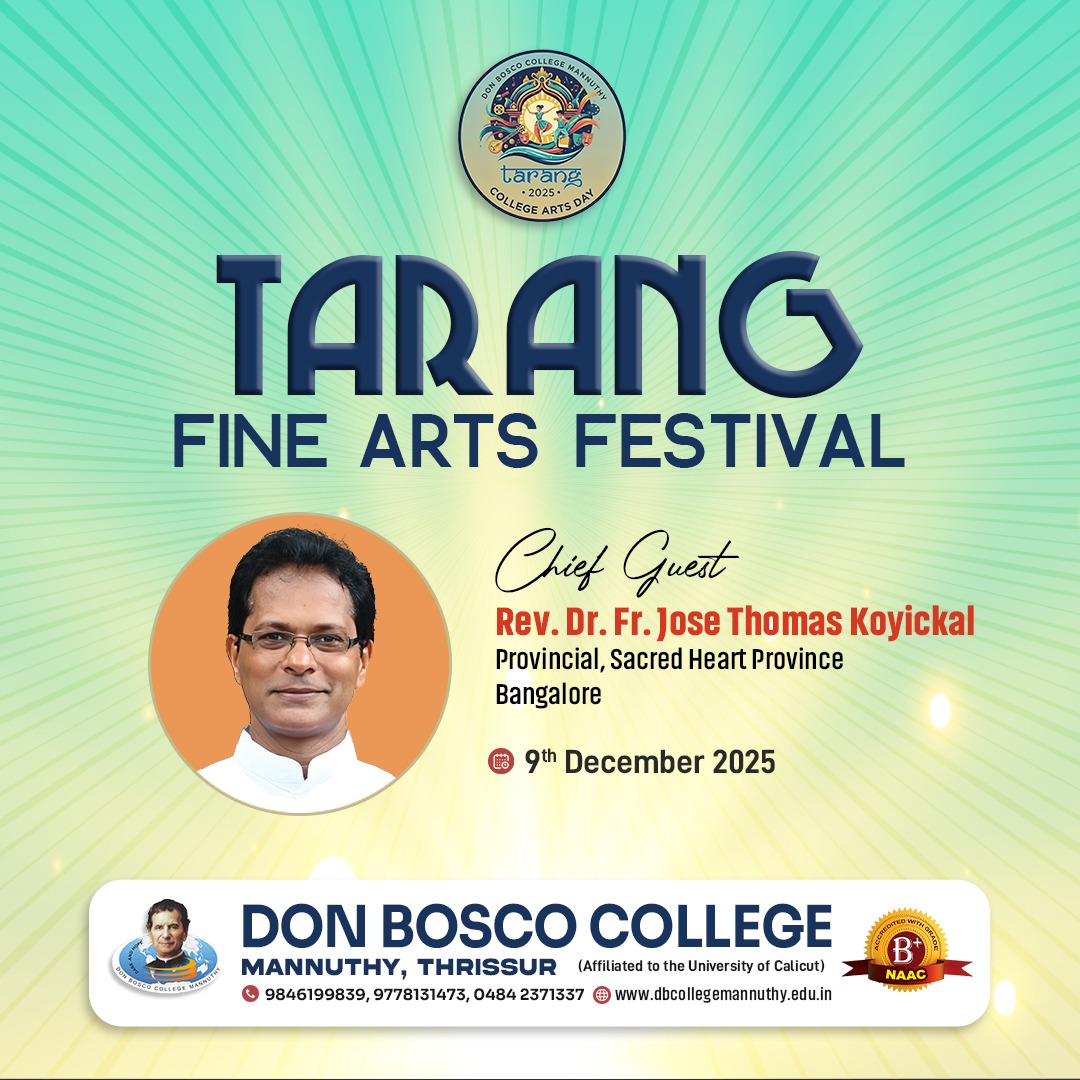 Tarang 2025 A Celebration of Arts and Culture at Don Bosco College